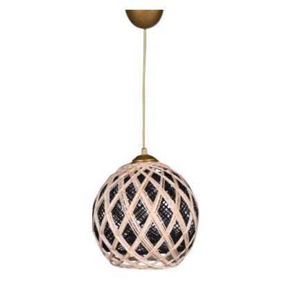 ВИСУЛКА ЗА ТАВАН ВЪТРЕШНО - БЕЖОВО И ЧЕРНО ВЪЖЕ 22x18x20Y εκ.HM7644.01