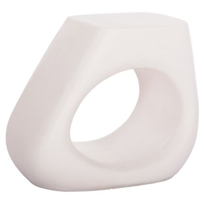 STOOL LANS HM4691.02 FIBER CEMENT IN WHITE--55x30x46Hcm.