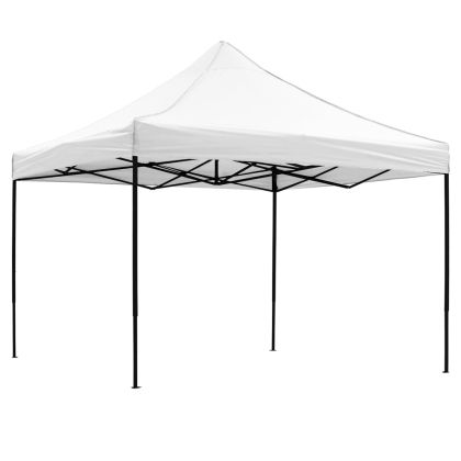 GAZEBO MATTHEW HM6310 FOLDABLE-METAL BLACK FRAME-WHITE SHADE 3x3x3.10Hm