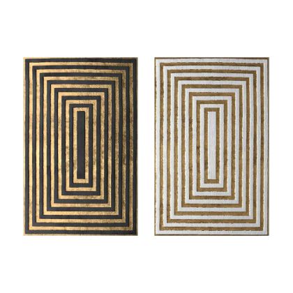 WALL PAINTING 2PCS SERIES GOBI HM4841 PRINTED CANVAS 45x2.8(thickness)x70Hcm.(x2)