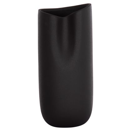 CERAMIC TABLE DECOR GLAZE HM4606.02 MATTE BLACK 17x16.5x38Hcm.