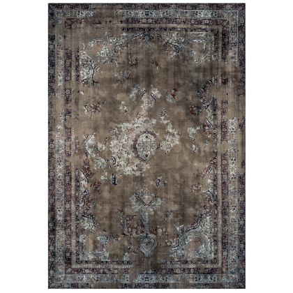VINTAGE CARPET HM7675.05,160X230cm, brown, JOSIANE, FRINGES