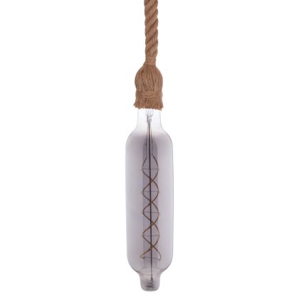 CEILING PENDANT LAMP WITH LIGHT BULB HM11931.02--ROPE 1M LONG AND 2cm THICK-E27 SOCKET
