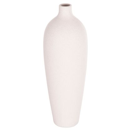 CERAMIC TABLE DECOR GALAD HM4624.01 OFF WHITE WITH CRYSTALLISATION Φ24x70Hcm.