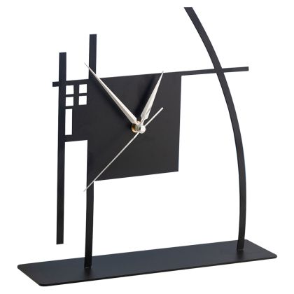 METAL TABLE CLOCK HM7467 26x27 cm.