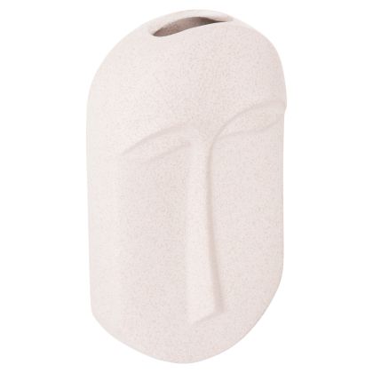 CERAMIC TABLE DECOR HUMANS FB94586 OFF WHITE WITH CRYSTALLISATION 17x5.5x28Hcm.