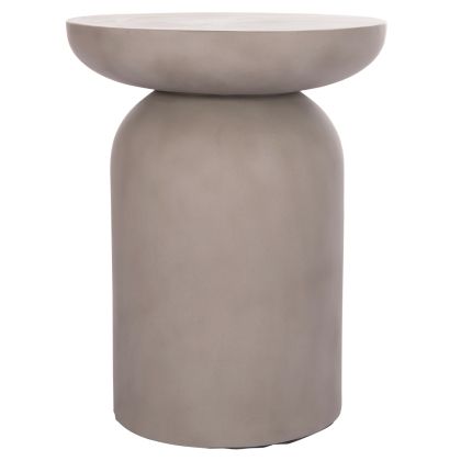 SIDE TABLE ANNA HM18160.03 FIBER CEMENT IN GREY--Φ60x76Hcm.