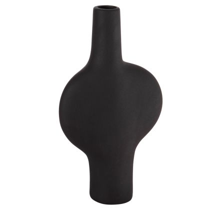 CERAMIC TABLE DECOR SERIES ARKEN HM4620.02 MATTE BLACK 19x7,5x33,5Hcm.