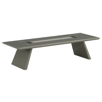Professional meeting desk Lux Series Mocha & Ash color 320x120x75 HM2123