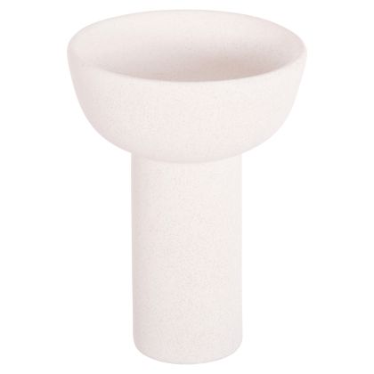 CERAMIC TABLE DECOR ELENDIL HM4602.01 OFF WHITE WITH CRYSTALLISATION Φ23x32H cm.