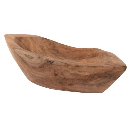 ДЕКОР ЗА МАСА КУПА HM9632 ОТ ТИКОВО ДЪРВО 30x6x13Hcm.