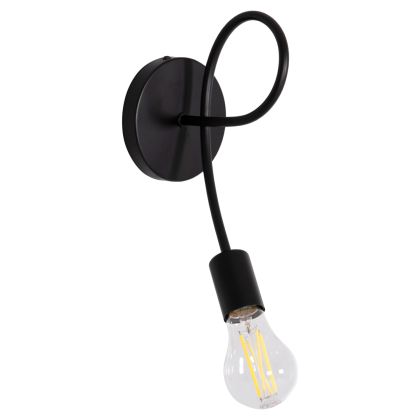 WALL SCONCE FRIDRIK HM7399.11 METAL IN BLACK 12x15.5x28.5Hcm