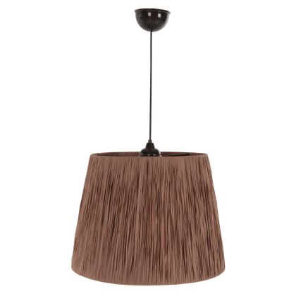 CEILING PENDANT LAMP INDOORS HM7947.02 WITH BROWN CAP Φ30-40x77Hcm.