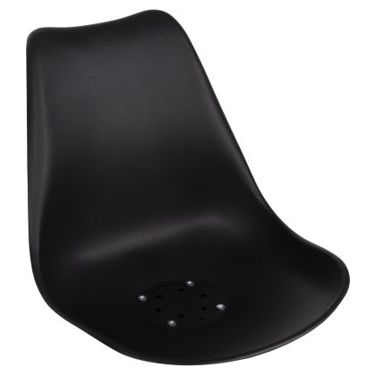 REPLACEMENT SEAT/BACKREST FOR BAR STOOL VEGAS HM8000.12 BLACK POLYPROPYLENE