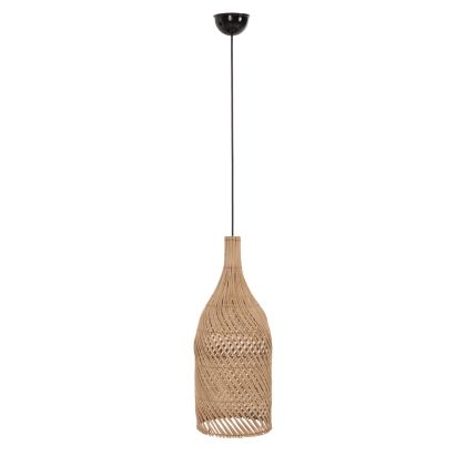 CEILING PENDANT LAMP HM7883 NATURAL RATTAN IN NATURAL COLOR Φ34,5x178Hcm.