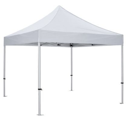 GAZEBO MATTHEW-AL HM6313 FOLDABLE-PROFESSIONAL USE-ALUMINUM FRAME IN SILVER-WHITE SHADE 3x3x3,43Hm