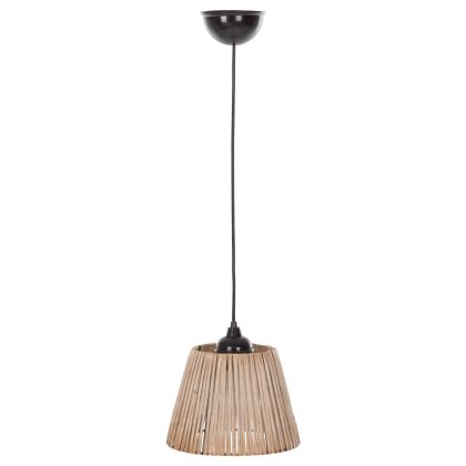 CEILING PENDANT LAMP HM7483.12 INDOOR-METAL AND BAMBOO IN NATURAL COLOR 20x15x75Hcm.