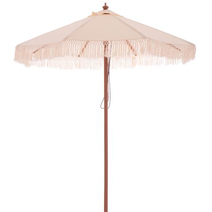 ΟΜΠΡΕΛΑ ΕΠΑΓΓΕΛΜΑΤΙΚΗ WAGNER ΜΑΚΡΑΜΕ ΚΡΟΣΙ ΜΠΕΖ ΜΕ ΞΥΛΙΝΟ ΣΚΕΛΕΤΟ Φ225X2. 60Υm HM5777.01