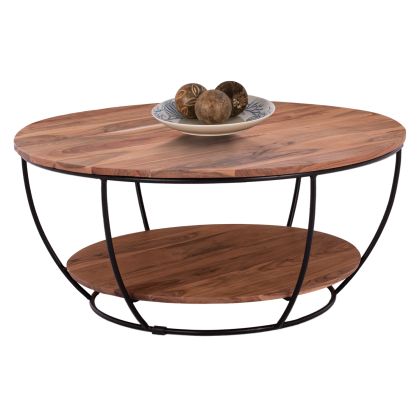 COFFEE TABLE HM8778.11 ACACIA WOOD  Φ90x40 cm.