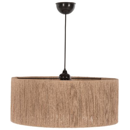 CEILING PENDANT LAMP INDOORS HM7946.02 WITH BEIGE PAPER ROPE CAP Φ50x65Hcm.
