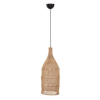 CEILING PENDANT LAMP HM7886 NATURAL RATTAN IN NATURAL COLOR Φ34,5x178Hcm.