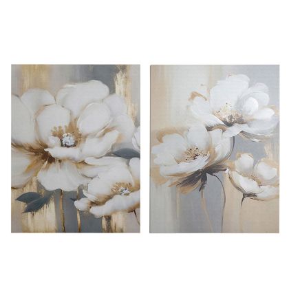 WALL PAINTING 2PCS SERIES GOBI HM4835 PRINTED CANVAS 50x3(thickness)x70Hcm.(x2)
