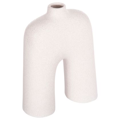 CERAMIC TABLE DECOR SERIES ISIL HM4599.01 OFF WHITE WITH CRYSTALLISATION 22x8x29Hcm.