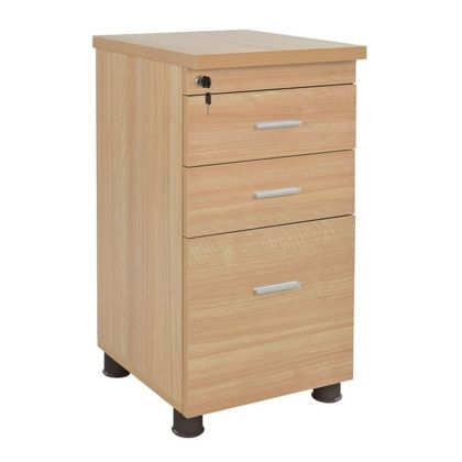Office professional drawer in oak color HM2049.11 40x52x60 cm.