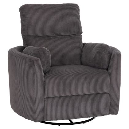 ARMCHAIR RELAX/BREASTFEEDING VELMORA HM3300.01 GREY STRIPED FABRIC 100x90x100Hcm.