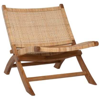 FOLDING CHAIR ANTIL HM9379.01 SOLID TEAK NATURAL 65X78X68H