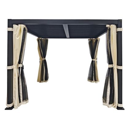 MOSQUITO NET & CURTAIN QUITO ΗΜ6613 FOR PERGOLAS 3X3X2.4m