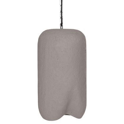 CEILING PENDANT LAMP LOGKY HM4704.03S FIBER CEMENT IN GREY Φ24x47Hcm