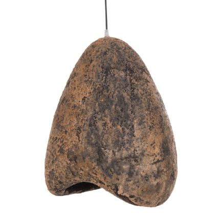 CEILING PENDANT LAMP STONE-LOOK STONER (S) HM4417.03 GREY/BROWN-- 37x30x45Hcm.