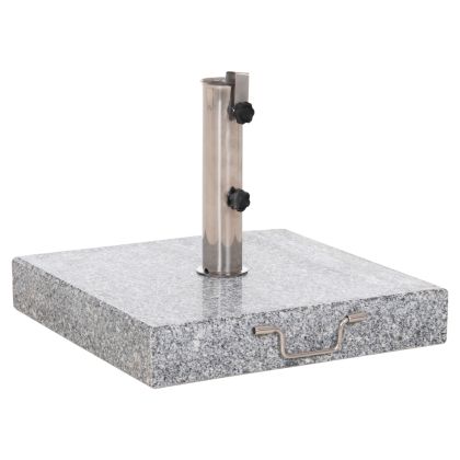 GRANITE UMBRELLA BASE 60KG WITH HANDLE & WHEELS HM6565--TUBE DIAMETER Φ58
