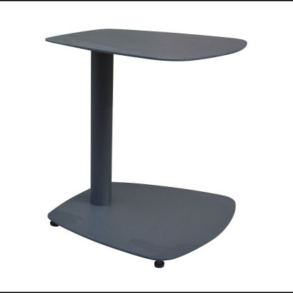 SUNBED SIDE TABLE CARET HM6563.01 ALUMINUM IN GREY 40x39x40Hcm.