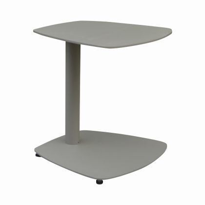 SUNBED SIDE TABLE CARET HM6563.03 ALUMINUM IN LIGHT GREY (TAUPE) 40x39x40Hcm.