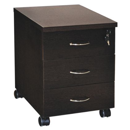Professional office drawer HM2011.02 wenge with 3 drawers 38X48X53cm