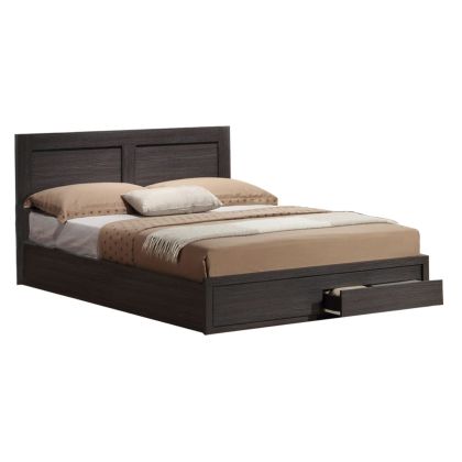 Bed Capri HM312.01 With 2 drawers Zebrano 150x200