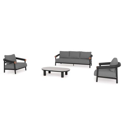 Outdoor Lounge Set 4pcs Eutopia