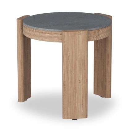 ΤΡΑΠΕΖΑΚΙ ΒΟΗΘΗΤΙΚΟ BARON SM6481.10 HEAT TRANSFER ΑΛΟΥΜΙΝΙΟ-ΓΚΡΙ TOP Φ58,5x50Υεκ.