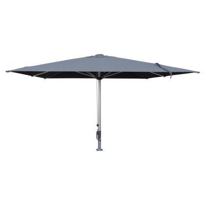 PROFESSIONAL UMBRELLA 4x4x3.55Hm GLADELL HM6605.01 ANODIZED ALUMINUM--ACRYLIC SHADE IN GREY