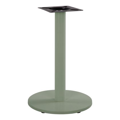 TABLE BASE HM419.28 METALLIC IN GREEN WITH HEIGHT ADJUSTERS Φ45Χ72Hcm.
