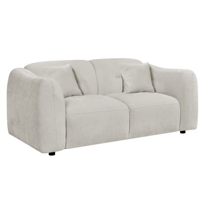 SOFA 2-SEATER JUNOA HM3334.02 ECRU FABRIC 172x89x74Hcm.