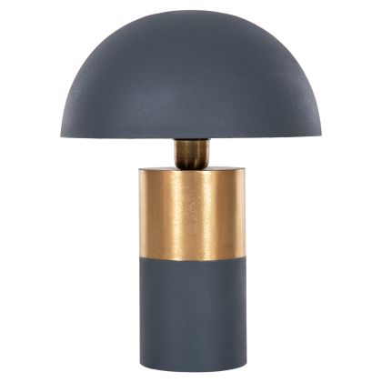 TABLE LAMP PUNE HM4253.05 METAL IN ANTHRACITE BLUE-GOLD Φ31x41.5Hcm.