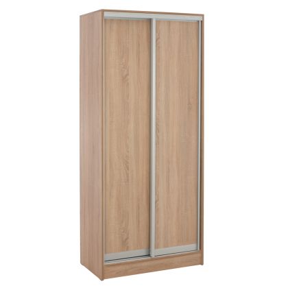 ΝΤΟΥΛΑΠΑ ΣΥΡΟΜΕΝΗ ADLER ΜΕΛΑΜΙΝΗΣ 90x45x210Yεκ. SONAMA OAK 2ΦΥΛΛΗ HM2436.01