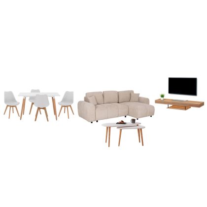 STUDENT PACK 8PCS LIVING ROOM/DINING HM11388
