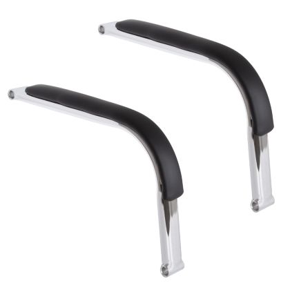 REPLACEMENT ARMS 2PCS SET FOR OFFICE CHAIR HM1106.01 CHROME-BLACK