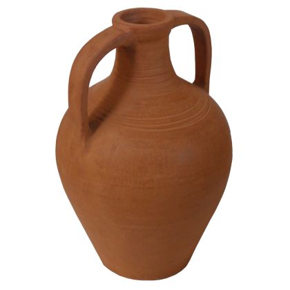 ДЕКОРАТИВНА ВАЗА (АМФОРА) FEAX-ЕСТЕСТВЕН ЦВЯТ -- 35x35x48Всм.