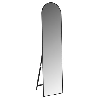 FLOOR STANDING MIRROR JOELY HM9578.01 ALUMINUM FRAME IN BLACK COLOR 40x31x160Hcm.