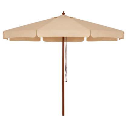 Professional umbrella 3m with wooden frame HM6020 Beige